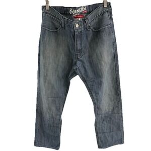 DENIZEN LEVIS MENS JEANS SIZE W34 L30 SLIM‎ STRAIGHT LEG MEDIUM WASH